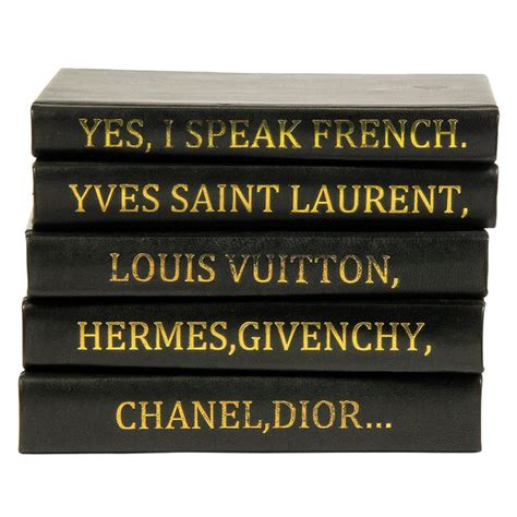 yes i speak french louis vuitton|Yes I speak French Decorative Book Set of 5 – Paynes Gray.